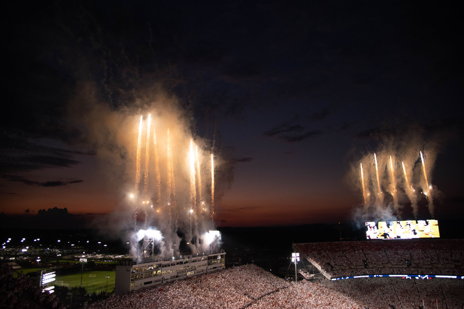 Penn State football vs. Auburn - Fireworks